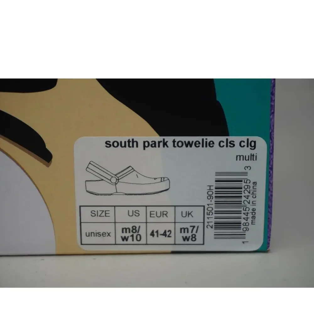 South Park Towelie Cls Clg Crocs Adult Size M8 / W10 NWB Blue